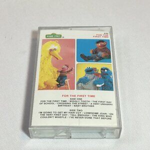 Vtg 1982 Sesame Street For The First Time Cassette Tape